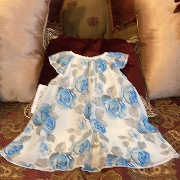 Baby Starters kids dress size 6 months matching socks & bow NWT price is firm - Picture 8 of 11